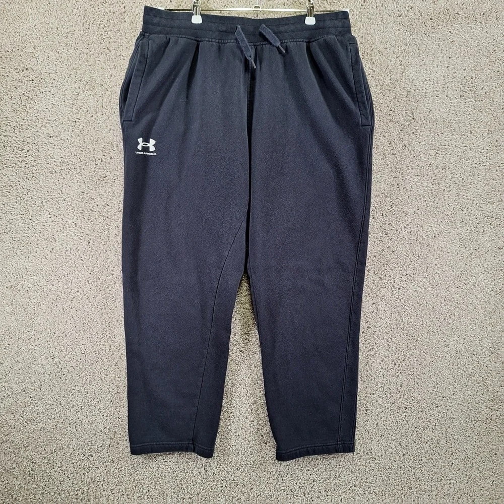 Under Armour Sweatpants Mens XL Black ColdGear Loose Joggers Athletic Gym